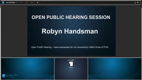 Robyn Handsman FDA Testimony