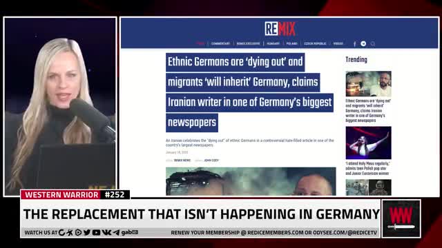 ‘Ethnic Germans Are Dying Out And Migrants Will Inherit Germany’