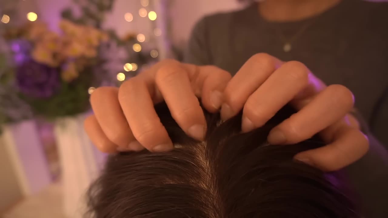 [ASMR] Peaceful Scalp Massage To Relax Yourself | No Talking