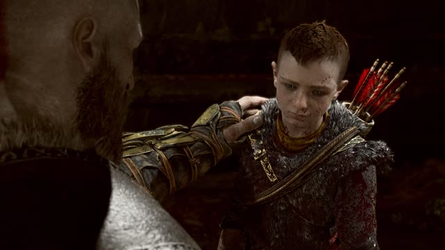 God of War (2018) Atreus Kills His First Human