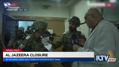 IDF Shuts Down Al Jazeera's Office in Ramallah