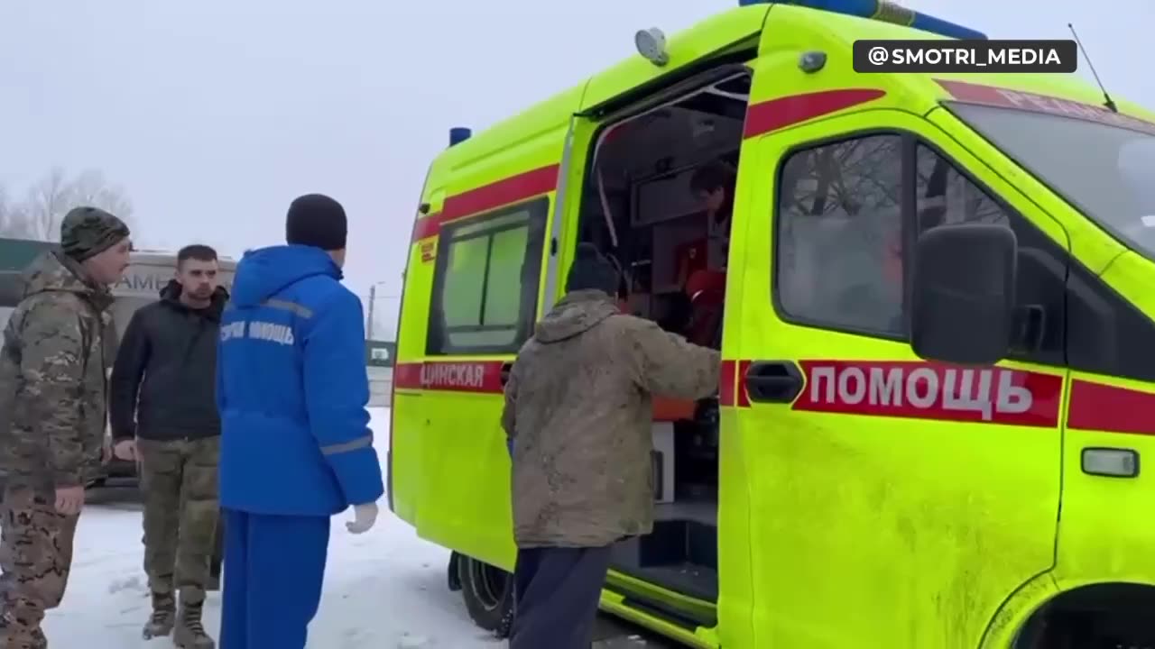 The first footage of our servicemen freed from captivity.
