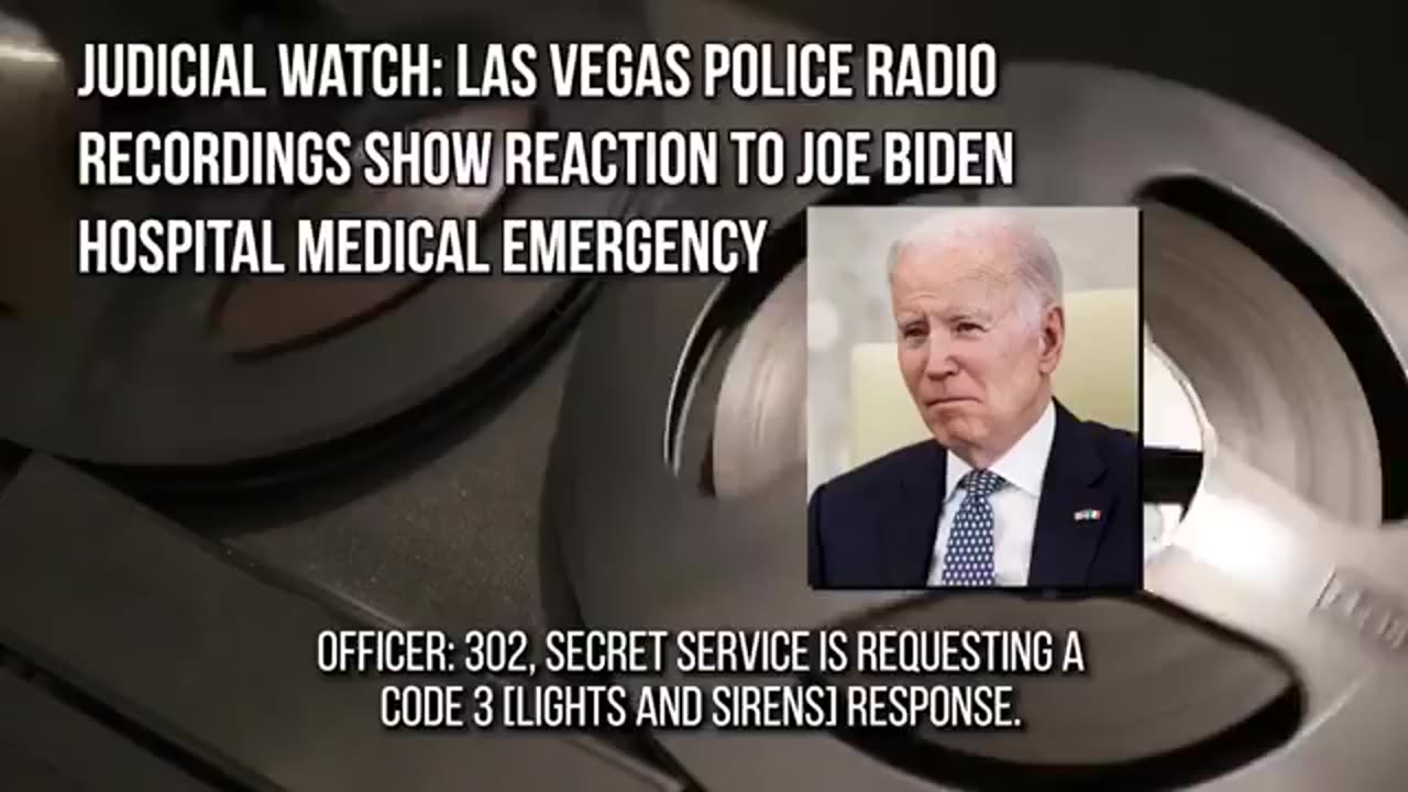 Audio From the Las Vegas Police Department Reports a Medical Emergency Involving Joe Biden