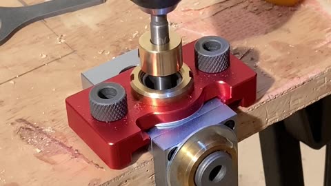 How we use the dowel jig.