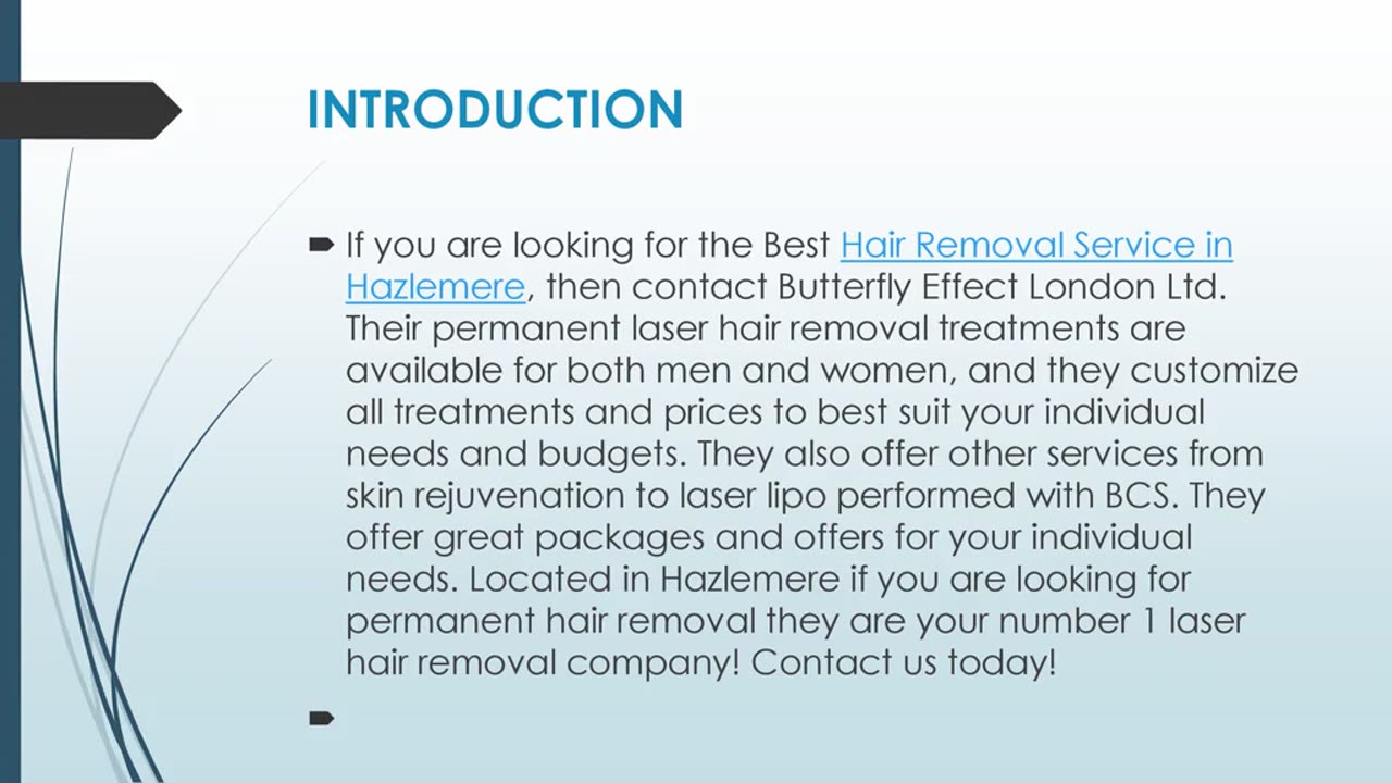 Best Hair Removal Service in Hazlemere.