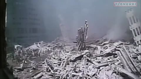 The Twin Towers fell down, and "Evaporated"