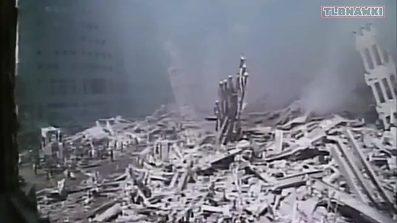 The Twin Towers fell down, and "Evaporated"