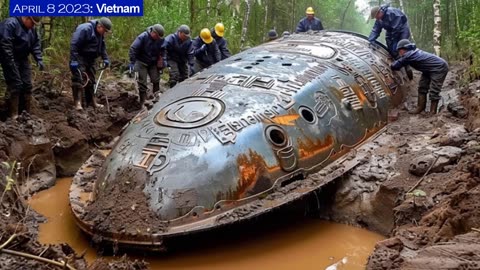 Un OVNI a-t-il été découvert dans une forêt au Vietnam