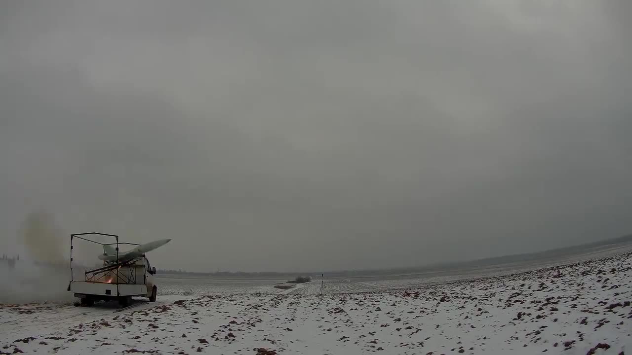 Ukrainians Launch First Rocket Drones