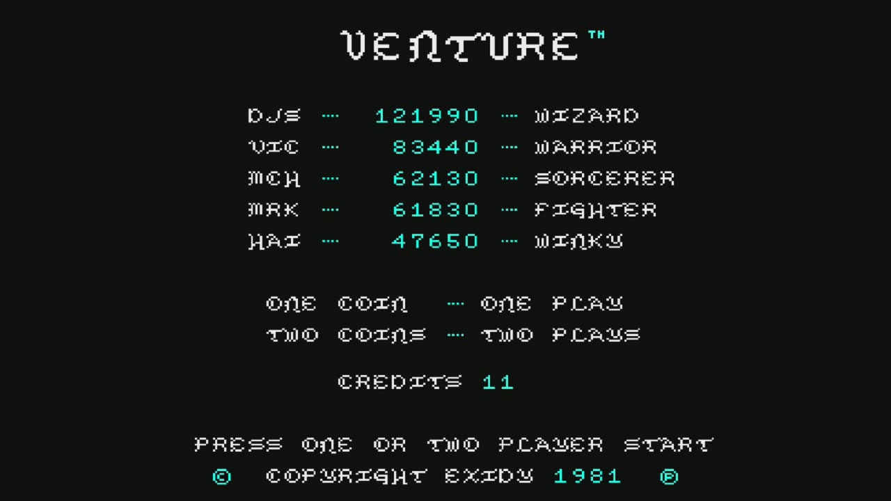 Venture (Arcade) E1.1