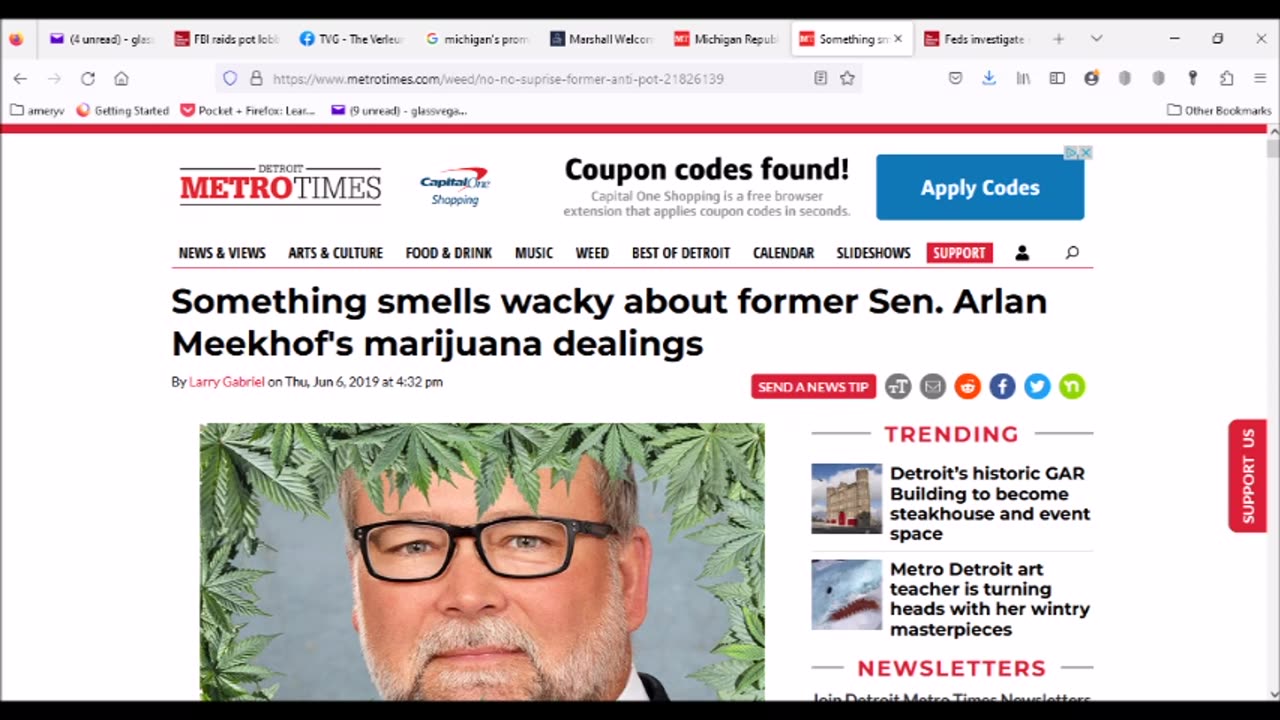 FBI Raids Michigan Pot Lobbyist's Home