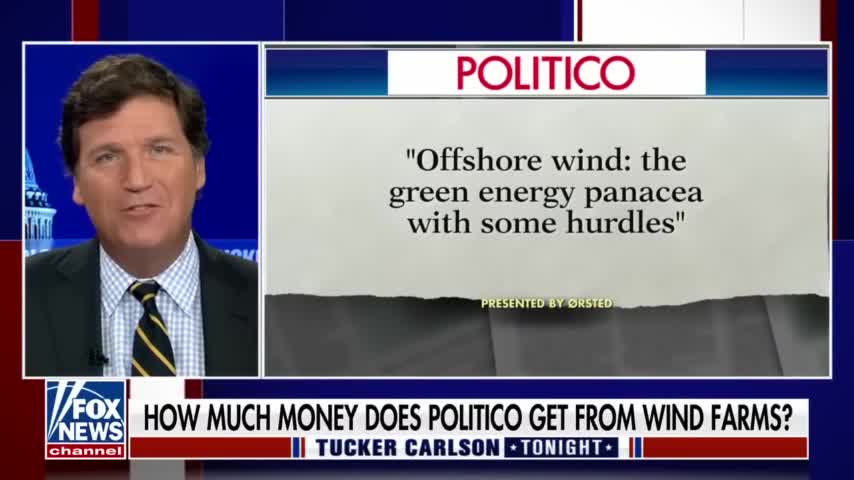 Tucker laughs at Politico following 'news story' about him