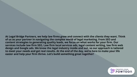 Law firm SEO agency