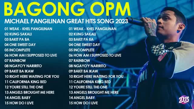 Bagong OPM Love Song 2023 - Michael Pangilinan Songs Covers Romantic Love Songs - BUDAKHEL