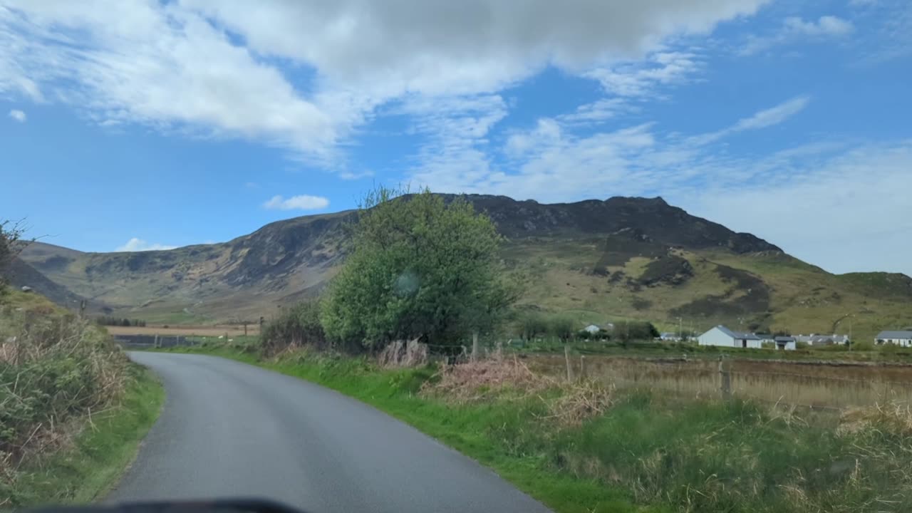 View from the car on Slievetooey mountain