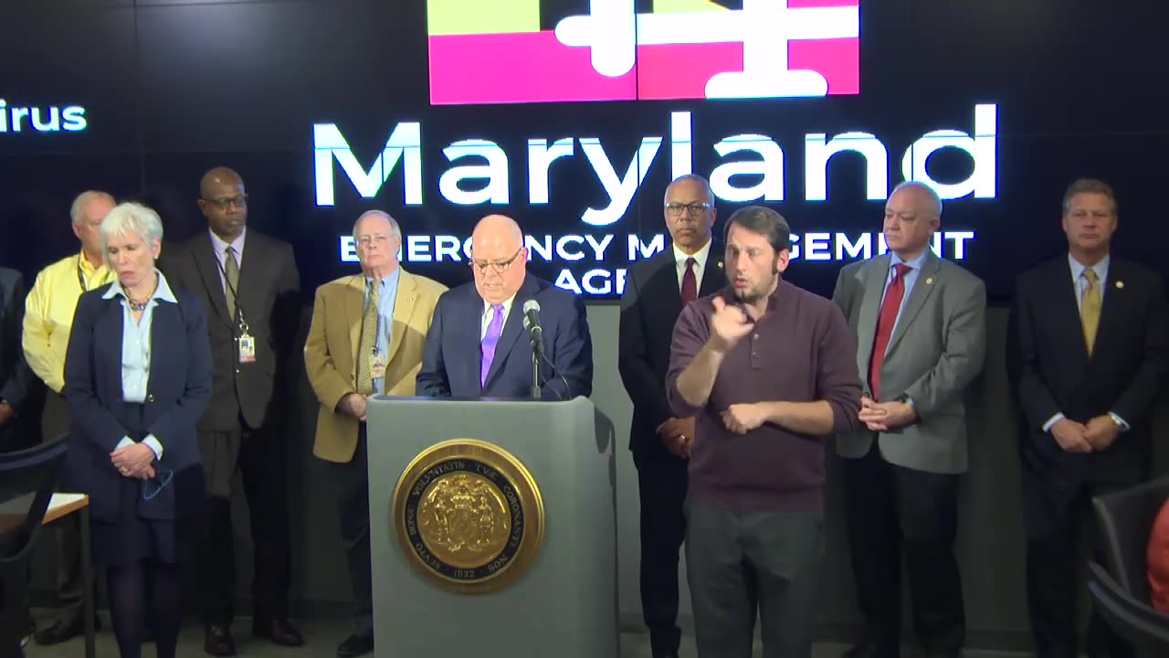 Larry Hogan February 27, 2020 COVID-19 Livestream