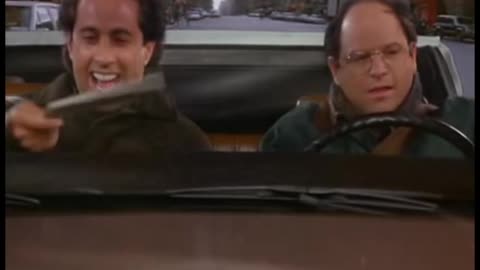 George kicks Jerry out of Jon Voight's Car - Seinfeld