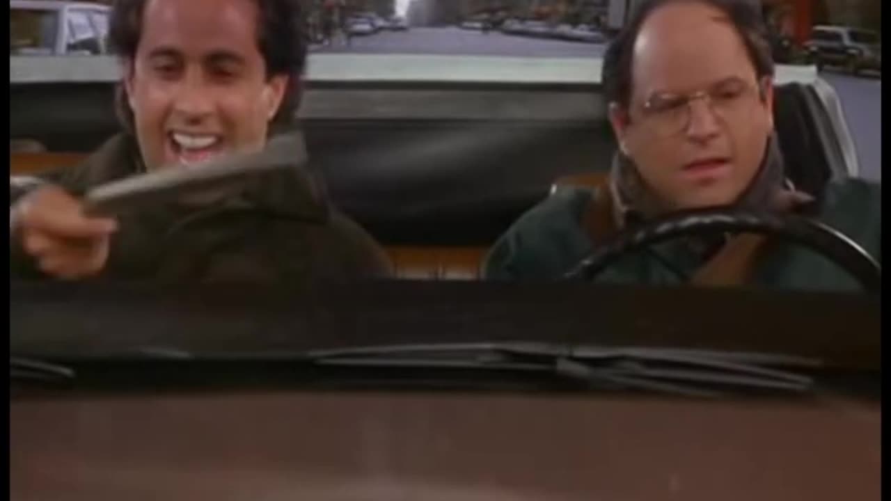 George kicks Jerry out of Jon Voight's Car - Seinfeld