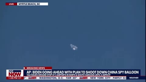 BREAKING 🚨 The Chinese spy balloon has been shot down by the U.S. military.