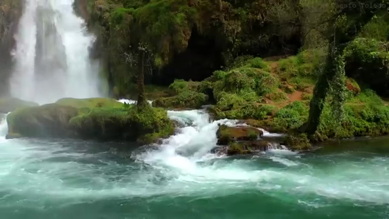 Relaxing Music with Nature Sounds Waterfall