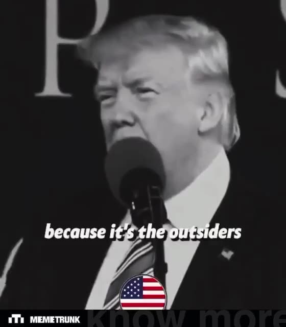 It's the outsiders that change the world