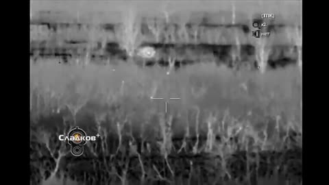 Russian ATGM destroying a target at night