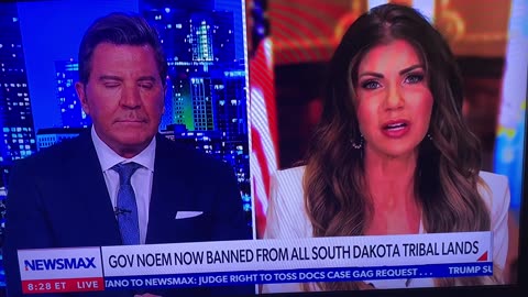 GOV NOEM BANNED FROM SOUTH DAKOTA TRIBES.........