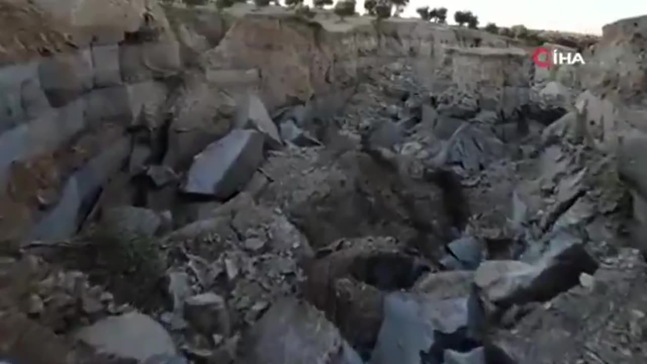 THE EARTH WAS RIPPED APART IN HATAY, TURKEY - 100 FT DEEP AND 650 FT WIDE