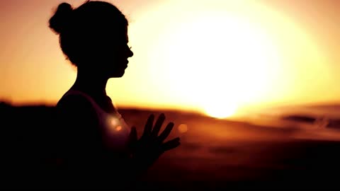 yoga at sunrise