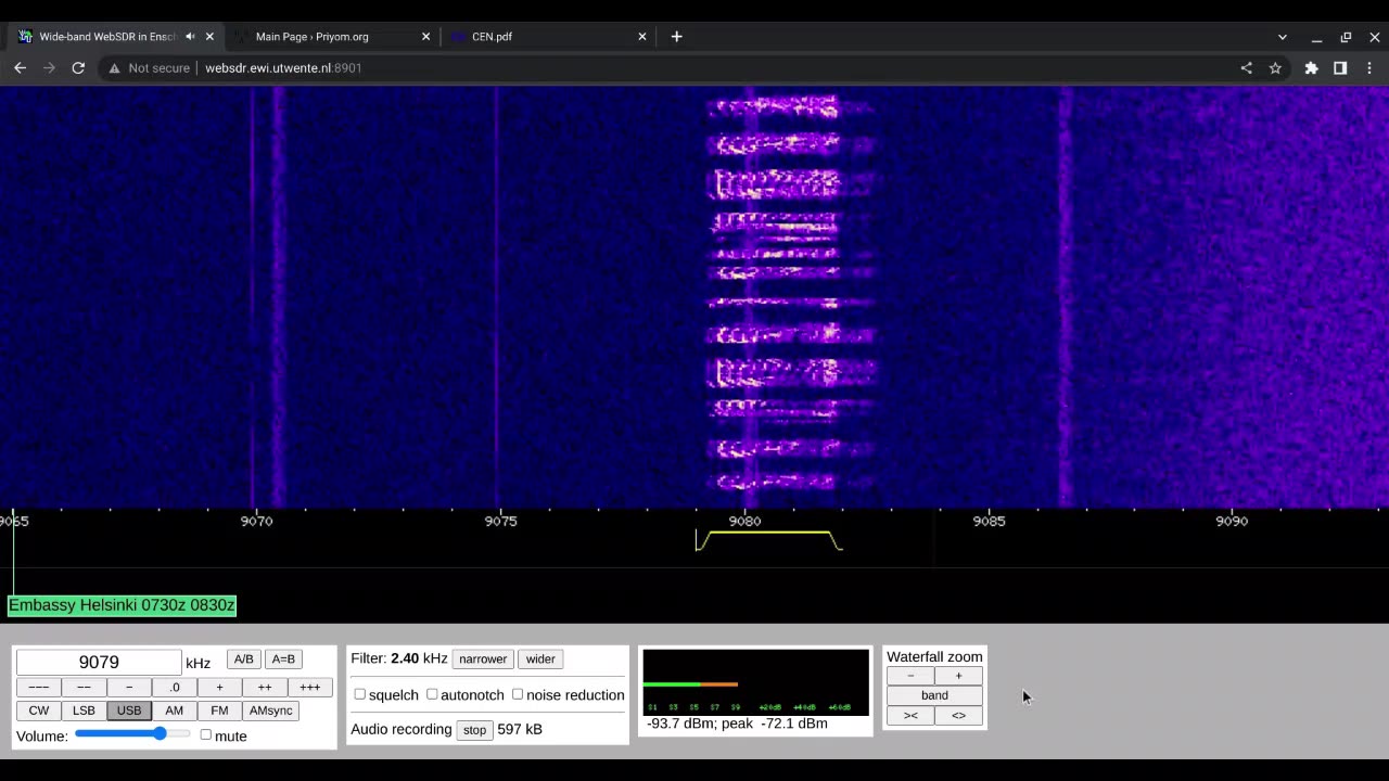 E11 Oblique 10/02/2023 1000 UTC 9079kHz