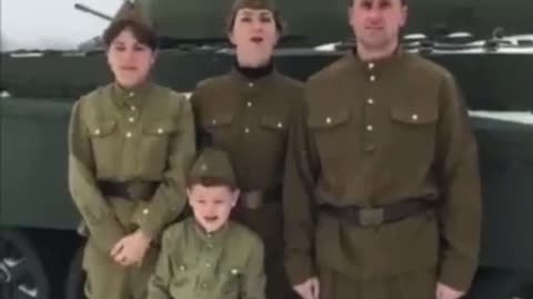 Family of Soviets Cosplay as Genocidal Murderers