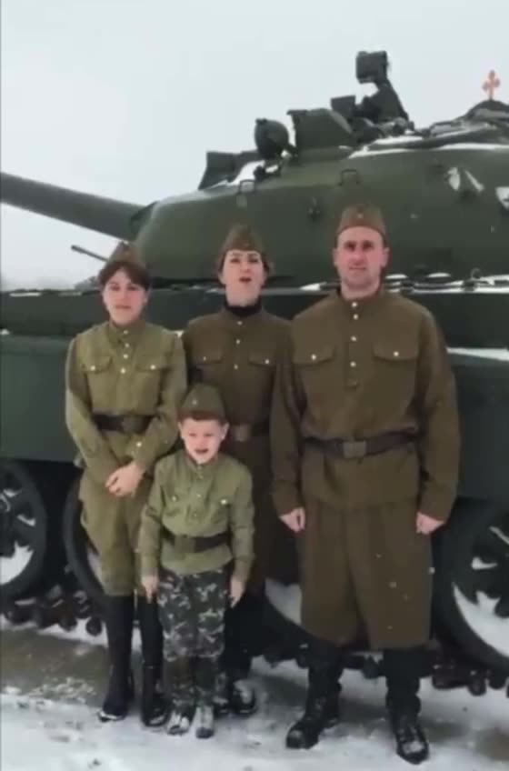 Family of Soviets Cosplay as Genocidal Murderers