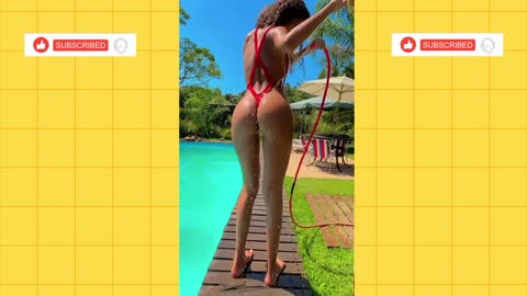 Big bank tiktok challenge 🔥🔥❤️‍🔥ClipchampGirls #twerkmusic #gym #fit #workout