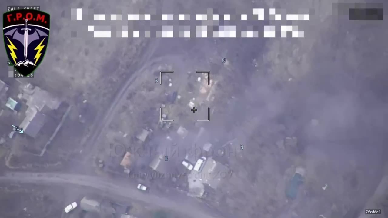 A cluster strike by clusters of AFU near Kramatorsk