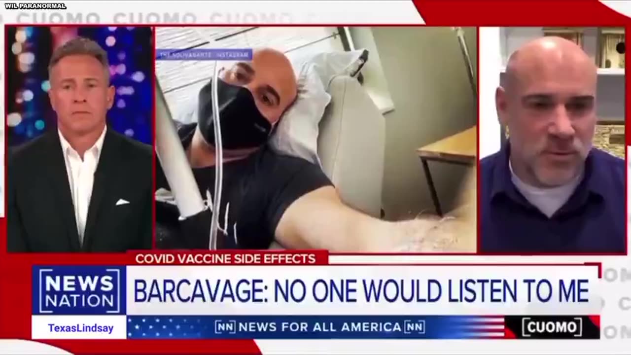 DISGRACED FORMER CNN ANCHOR CHRIS CUOMO SUFFERING FROM COVID VACCINE INJURY