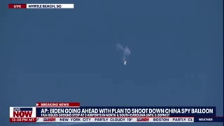 BREAKING: US MILITARY SHOOTS DOWN CHINESE SPY BALLOON