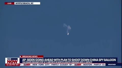 BREAKING: US MILITARY SHOOTS DOWN CHINESE SPY BALLOON
