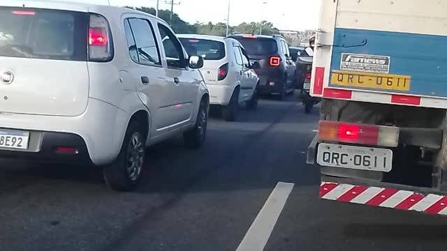 Trânsito na Pista do antigo aeroporto de Vitória #airport