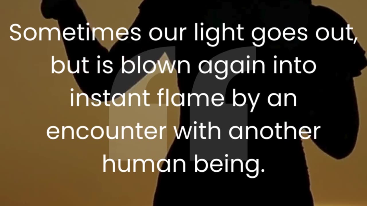 Discover the profound impact that human connections have on reigniting our inner light.