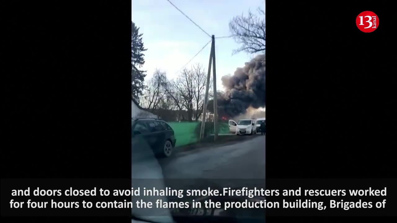 Fire breaks out at U.S.-owned drone factory in Latvia