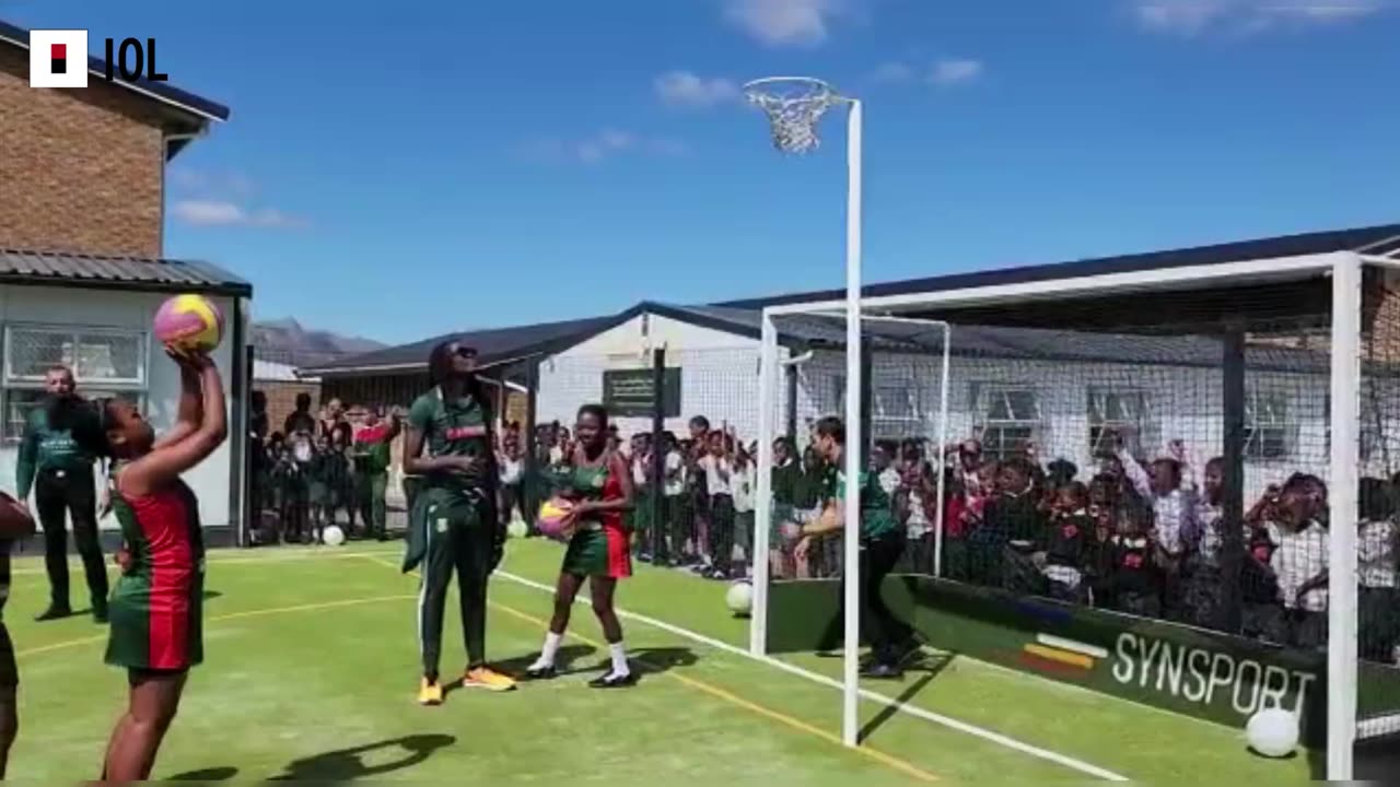 Watch: Unveiling of Sir Lowry's Pass Primary School's New Netball and Hockey Court