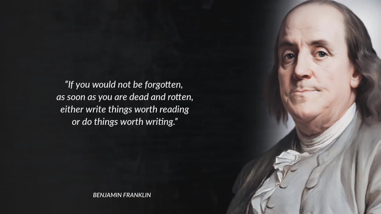 Benjamin Franklin's Quotes