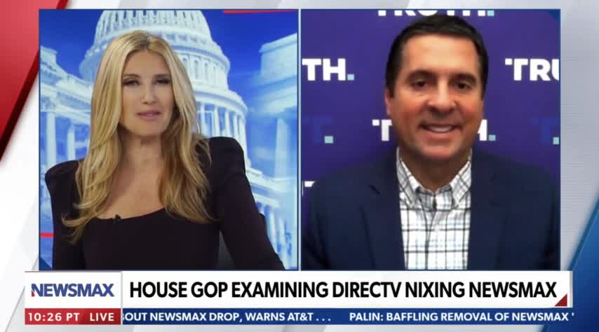 Nunes: Cancelling Newsmax latest attack by ‘woke corporations’