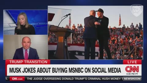 CNN FREAKS OUT Over Elon Musk Potentially Buying MSNBC🤣