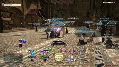 FFXIV - Live Ingame Street Performance!