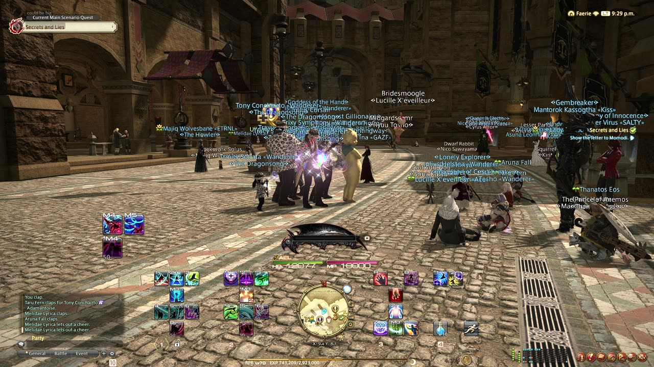 FFXIV - Live Ingame Street Performance!