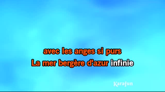 Charles Trenet La Mer KF Karaoke