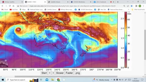 ANZAC Beams And Qld Fires Showing ON Sat Viewer