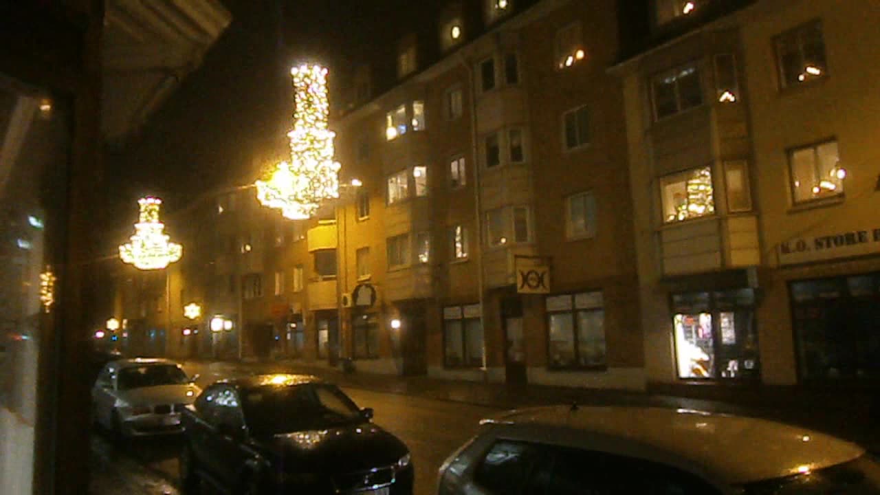 Stormen Gorm. Södra Storgatan, Helsingborg 29 Nov. 2015