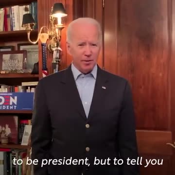 Joe Biden talks about Putin before he was "elected" in 2020